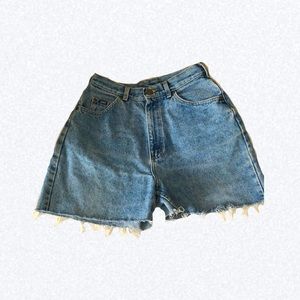 Denim shorts